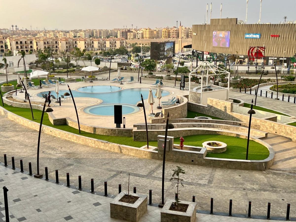Luxury Hotel Apartment With Pools In Front Auc Kairó Kültér fotó